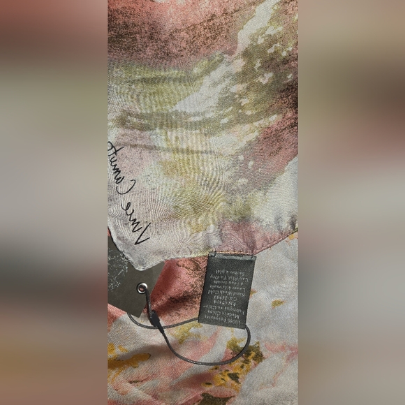 Vince Camuto Scarf in Pink, Green, and White - Picture 4 of 7